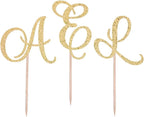 Initial Cupcake Picks ~ Any Letter (Set of 12)
