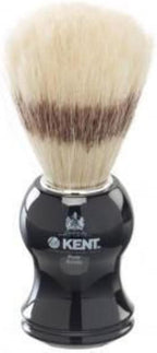 Kent VS60 Natural Badger Bristle Black Socket Shaving Brush for Men for Safety Razor, Shaving Razors for Men. Perfect Lather Shaving Brush for Shave Cream, Shaving Soap. Kent Luxury Shaving Since 1777