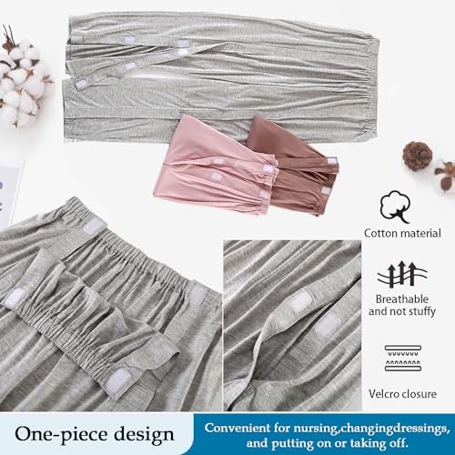 Front Bedridden Patient Clothing,Patient Shorts,Tear Away Shorts,Soft Cotton Material
