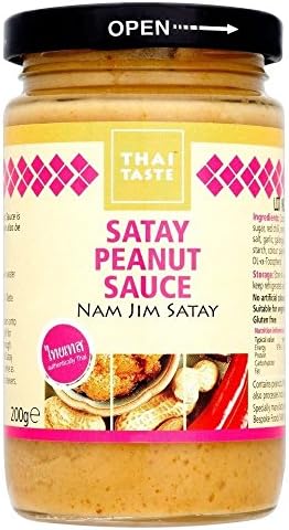 Thai Taste Satay Peanut Sauce (200g) - Pack of 6