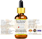 Greenwood Essential Pure Mandarin Essential Oil (Citrus reticulata) with Glass Dropper Steam Distilled 5ml (0.16 oz)
