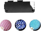 Mini 60X - 100X Zoom LED Lighted Microscope Jewelers Loupe Magnifying Glass for Jewelry Coins Gems Stamps Watches Rocks