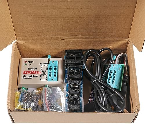 EZP2023 USB Programmer for EEPROM Flash - 24/25/93 BIOS 25T80 - Burn Offline Copy (USB + 15 Adapter)