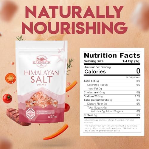 LA Salt's Kashmir Pink® Himalayan Salt, Coarse Grain (2-3mm), 55 Pound Bulk Bag