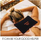 Mobestech Microwave Heating Pad Hot Salt Pack for Neck and Waist Reusable Thermal Compress Wrap for Shoulder Pain Relief and Muscle Relaxation 9.44X6.29 Inch