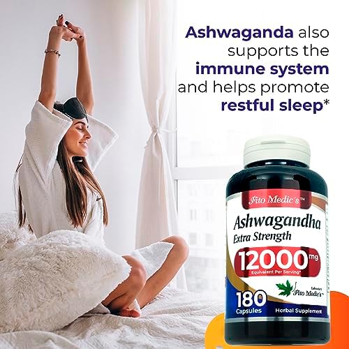 FITO MEDIC'S Lab | Ashwagandha | ashwagandha Supplements | ashwagandha Capsules | 180 Capsules
