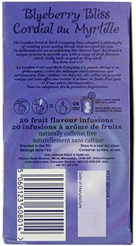 London Fruit & Herb Company Tea, Blueberry Bliss, 20 Count