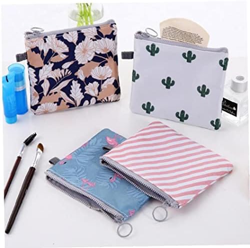 Sanitary Napkin Storage Bag, Portable Zipper Menstrual Pad Bag Tampons Holder Coin Purse for Girls Women