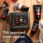 The Art of Shaving Sandalwood 4-in-1 Trial Kit – Pre-Shave Oil, Shaving Cream, Shaving Brush & After-Shave Balm – Protects Against Irritation and Razor Burn – Hydrates and Nourishes Dry Skin