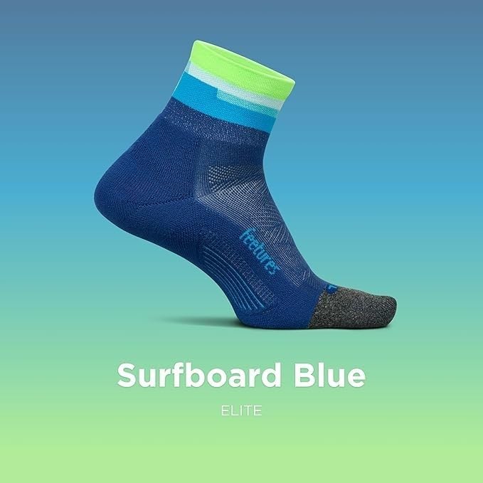 Feetures Elite Light Cushion No Show Tab Sock Wave
