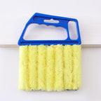 Blinds Cleaning Brush with Handle & Hook, Washable 7 Fingers Dusting Cleaner and Air Vent Cleaner- Compact 6.3" L × 5.3" W × 0.6" H