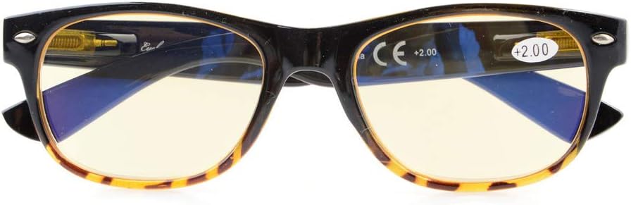 Blue Light Filter UV Protection Classic Eyeglasses Computer Reading Glasses