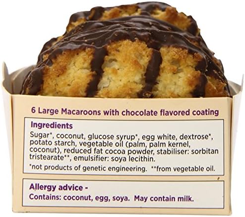 Mrs. Crimbles Chocolate Macaroons, Large, 7.8 Ounce (Pack of 12)