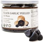 Orgnisulmte Canada Peeled Black Garlic Fermented for 90 Days Peeled Multiple Clove Super Foods, Ready to Eat 7.05 Oz