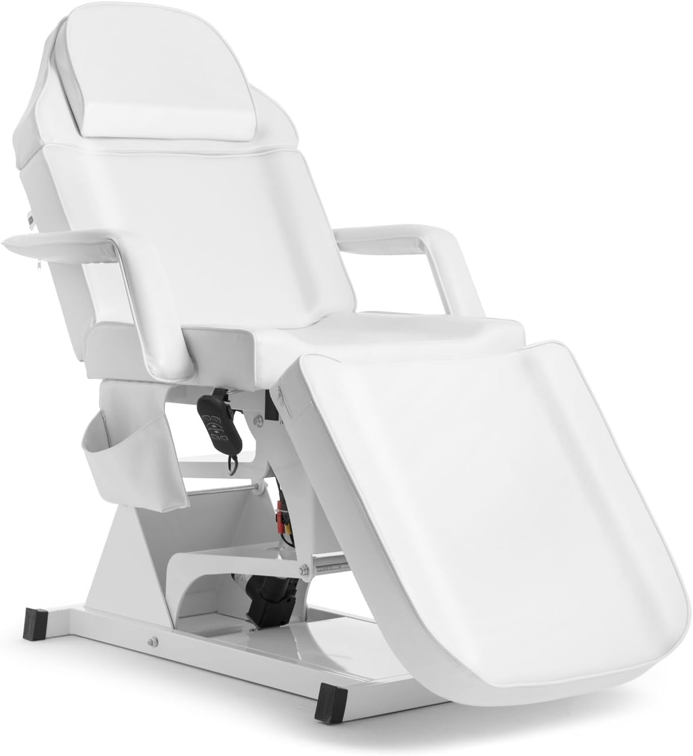 Artist hand Facial Bed for Esthetician Massage Table Beauty Bed Medical Aesthetic Tattoo Chair with 3 Motor Electrical Adjustments (White)