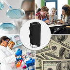 Mini 60X - 100X Zoom LED Lighted Microscope Jewelers Loupe Magnifying Glass for Jewelry Coins Gems Stamps Watches Rocks