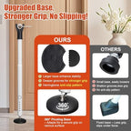 Door Security Bar for Home & Travel - 21-52" Adjustable Heavy Duty Anti-Burglar Door Stopper Stick,Anti-Slip Base for Front, Patio, Sliding Window,Hotel,Apartment - Women,Travelers Essentials