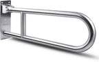 29.5 INCH Toilet Grab Bar Stainless Steel Handicap Rails Grab Bars Bathroom Support for Elderly Bariatric Disabled Commode Safety Hand Railing Guard Frame Shower Assist Aid Handrails Hand Grips