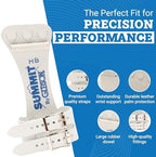 Gibson Athletic Summit High Bar Gymnastic Grips for Boys, Durable Leather Grip for Secure Grip, Hand Grips for Early Competitor Gymnasts, Gymnastics Grips for Boys - Made In USA