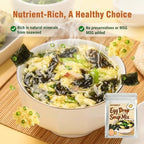 Egg Drop Soup Mix, Instant Freeze-Dried Vegetable Soup, 15 Packets (Seaweed flavor)