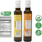Pack of 2 Extra Virgin Flavored Olive Oil, 1 Bottle Lemon Infused, 1 Bottle Orange Infused EVOO, Cold Pressed, Polyphenol Rich EVOO, Intense Flavor Olive Oil Extra Virgin, from Laconia 2X250ml