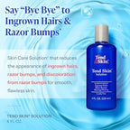 Tend Skin Solution for Unsightly Razor Bumps, Ingrown Hair and Razor Burns, Post Shaving and Waxing Toner for Men and Women, Made in USA, 4 Oz