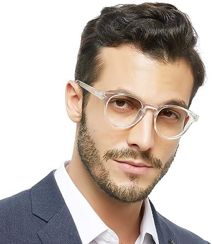 OCCI CHIARI Stylish Round Reading glasses for Men Women Lightweight Comfort Readers