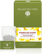 Palais des Thés - Tahitian Rooibos - Caffeine-Free Rooibos Tea with Vanilla & Almond - Premium Tea Bags, Serves 20 Cups