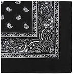 RIAH FASHION Fabric Face Cover Multi-Purpose Cotton Unisex Bandana - Mouth Shield Scarf Handkerchief, Headwear Balaclava Wrap