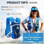 Azarxis Hydration Running Vest Backpack Pack 5L 5.5L for Women and Men Jogging Trail Race Marathon Cycling Hiking