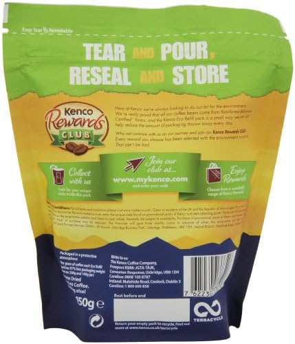 Kenco Really Rich Refill Coffee 150 g (Pack of 4)