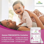Zazzee PREGNOSITOL Powder, 6 Month Supply, Myo-Inositol and D-Chiro-Inositol 40:1 Fertility Blend, Free Scoop for Exact Dosage, Premium Balanced Formula, 180 Servings, Vegan, All-Natural and Non-GMO