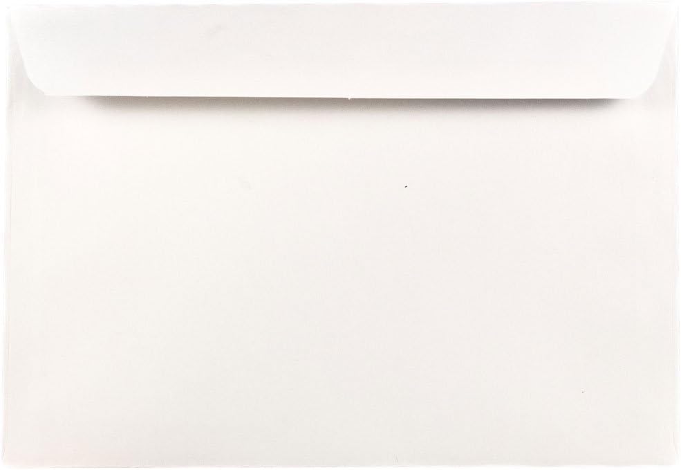 JAM PAPER 7 1/2 x 10 1/2 Booklet Commercial Envelopes - White - 50/Pack