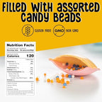 Gerrit's Satellite Wafers Candy - Pack of 240 - Filled with Assorted Beads - Light, Crispy, and Nostalgic Flying Saucer Candy Wafers