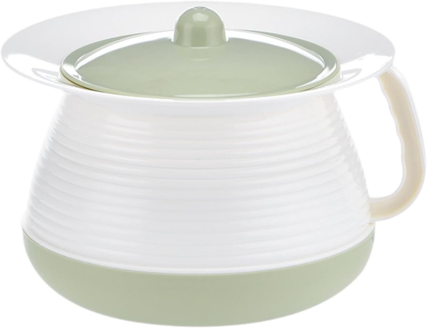 Generic Urinal Night Urines Jug Spittoon Chamber Bucket with Lid Handle Potty Urinal Bottle Hosehold Spittoon for Home Use Female Male, Green