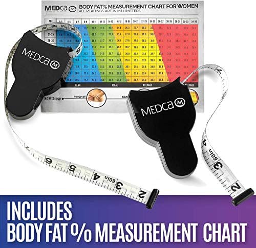 Body Tape Measure - (4 Pack) Measuring Tapes for Body and Fat Weight Monitors, (Inches & Cm) Retractable Ruler for Accurate Fat Calculator Helps Calculate Athletic Fitness Measurements
