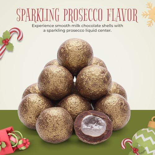 NY Spice Shop Sparkling Prosecco Cordials Candy - 3 Pound Bulk Gourmet Bite Size Prosecco Gummy Candies - Cordials Gift, Holiday Party Favours, Stocking Stuffers and Candy Buffets
