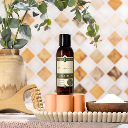 Gumleaf Essentials Soothing Massage Oil - 4.2fl oz, Cruelty Free & Vegan, 100% Pure & Natural, 100% Recycled & Recylable Packaging