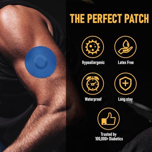 Dexcom G7 Adhesive Patches 30PCS, Waterproof & High Viscosity Over Patches, Stelo Full Covers CGM Bandage, 10+ Days Long Stay, Breathable, Latex-Free, Sensor is NOT Included (Multicolor)