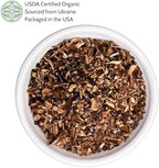 Organic Burdock Root 4 oz. (113g), USDA Certified Organic Burdock Root Herb Tea, Dried Bardana, Raiz De Bardana Tea, Cut & Sifted