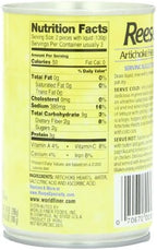 Reese Artichoke Hearts, Small Size, 14-Ounce Cans (Pack of 12)