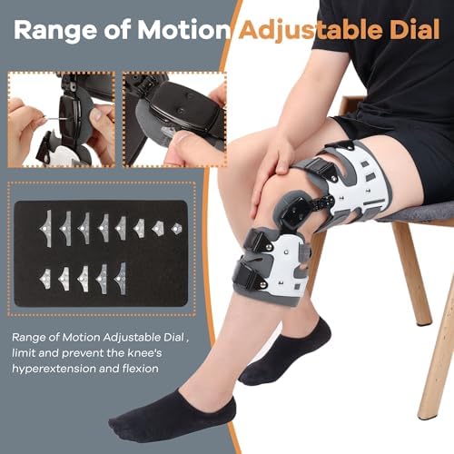 OA Unloader Knee Brace, OA Knee Brace Medial or Lateral Osteoarthritis Unloader Knee Support for Arthritis Pain Bone on Bone Knee Joint Pain and Degeneration (Right)