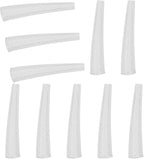 WNSC Non‑Slip Tweezers, Tweezers Reusable Tweezers Tip Cover Design Thickened Silicone Design for Eyelashes Grafting Tweezers