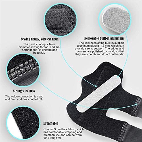 NSKONGDODO 4 Pcs Trigger Finger Splints/Brace for Knuckle Immobilization,Broken Protector and Straightening Arthritis Relief,Pain Relief,Fits Index,Middle, Ring Fingers