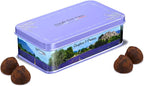 Jacquot French Cocoa Truffles in Collectible Provence Gift Tin - 20pc Premium Gourmet Chocolate Candy - Authentic Melt-in-Your-Mouth Dusted Truffles - Ideal Gift for Mother’s Day, Father’s Day, Birthdays & Thank You