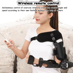 Elbow Joint Rehabilitation Device, Electric Arm Flexion and Extension Trainer, Elbow Protector, Flexible Wrist and Elbow Joint Support Frame (Right)