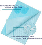 Disposable Dental Bibs 13" x 18" – 50 Pack, 3-Ply Waterproof & Leak-Resistant Rainbow Bibs | Medical Grade, Ultra Absorbent, Fluid Resistant | Dental, Tattoo, Nail & Esthetician Supplies