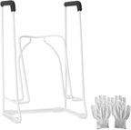 Zipcase Stocking Donner, Sock Aid Tool to Put on Compression Socks for Medium Calves Less Than 18" in Circumference (Compatible for JOBST,SB SOX,CHARMKING,FITRELL,Bluemaple,COOLOVER) White