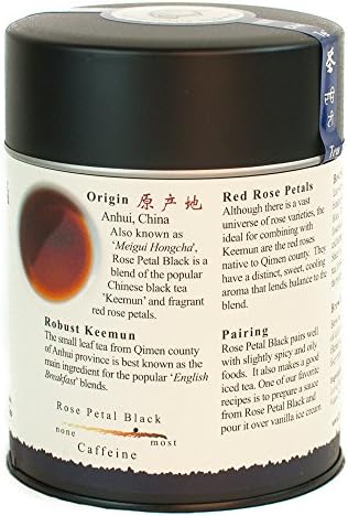 The Tao of Tea Rose Petal Black Tea, Loose Leaf, 4 Oz