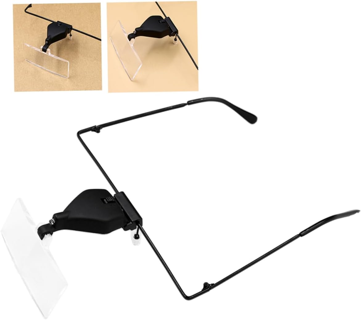 FOMIYES Led Light Magnifying Glasses with Head Mount Magnifier for Reading and Crafting Includes Three Detachable Lenses for Optimal Clarity